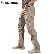 S.ARCHON IX2 Tactical Military Cargo Pants Men Cotton City Army SWAT Combat Trousers Male Casual Stretch Many Pockets Pants XXXL