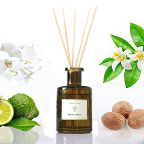 Pristine Reed Diffuser | Moroccan Riad | Hotel Scent | Essential Oil | 180ml | Fragrance Home Aroma Gift for Decoration