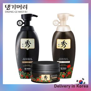 [DAENG GI MEO RI] Dlae Soo Hair Loss Care Shampoo, Treatment 400ml, Intensive Nourishing Pack 200ml