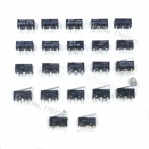 Free Shipping 2Pcs/lot New OMRON mouse micro switch Mouse button D2FC-F-7N D2FC-F-7N 10M 20M D2FC-F-K(50M) -RZ D2F-01F D2F-F-3-7