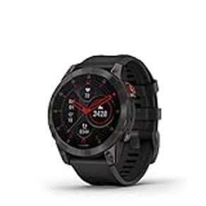 Garmin GM-010-02582-18 Epix Premium Active Smartwatch, Black DLC Titanium, 47mm,One Size