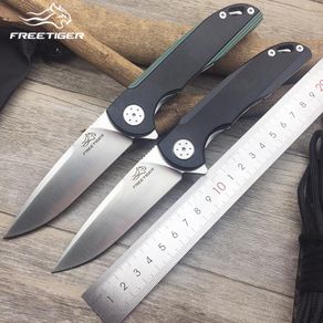 FREETIGER Folding Pocket Knife D2 Blade G10 Handle Ball Bearing Survival Hunting Camping Portable Tactical NEW EDC Knives FT901