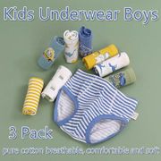 Kids Underwear Boys Children's Panties Pure Boy's Cotton Briefs Cartoon Dinosaur Underwear Printed Baby Boxer Shorts Little Boy's Panties