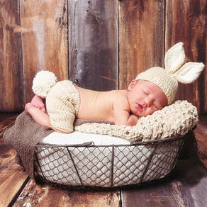 Newborn Baby Photography Prop Crochet Knit Costume Prop Outfits Baby Hat Photo Props