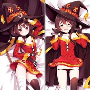 Anime Konosuba God's Blessing On This Wonderful World! Megumin Pillow Cover  Hugging Body Pillowcase Dakimakura Pillow Case - Pillow Case - AliExpress