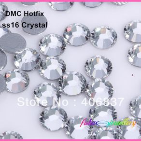 Free Shipping! 1440pcs/Lot, ss16 (3.8-4.0mm) High Quality DMC Crystal Iron On Rhinestones / Hot fix Rhinestones