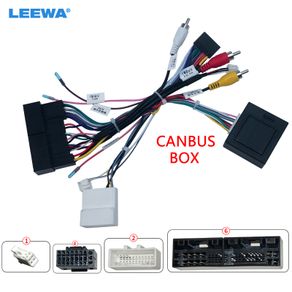LEEWA Car Stereo 16Pin Power Wiring Harness Canbus Support Original USB For Hyundai Elantra/SantaFe/IX45/K3/Sportage/Sorento