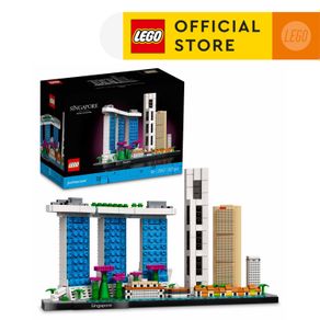 LEGO Architecture Skyline Collection: Singapore 21057 Building Kit (827 Pieces) Construction Sets Building Set Building Toys Building Blocks For Kids Construction Toys