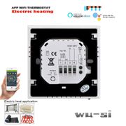 95-240VAC 16A Dual sensor wifi wireless electric heating thermostat