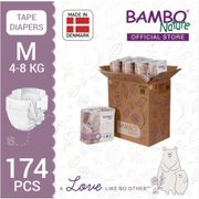 Bambo Nature Baby Diapers Medium (4-8kg) | 6 packs [29pcs / pack]