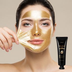 LAIKOU Gold Tearing Mask Deep Cleaning Pore Nose Blackhead Remover  Peel Off Mask Oil Control Moisturized 50g