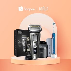 [4.4] Shopee X Braun Brand Box Series 9 9425s Shaver Bundle with Cleaning Device and Pro 2000 Toothbrush