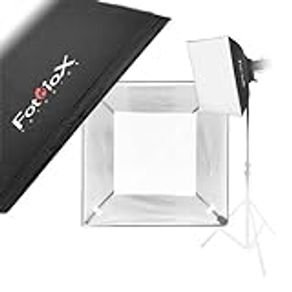 Fotodiox Pro 24x24" (60x60cm) Softbox with Flash Speedring for Yongnuo Speedlights/Hot Shoe Flash - Standard Softbox with Silver Reflective Interior with Double Diffusion Panels