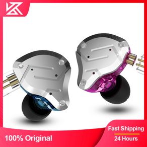 KZ ZS10 Pro In Ear Earphones Hybrid 4BA+1DD Hifi Bass Earbuds Metal Headphone With Wire Microphone Gamer Noise Canceling Monitor