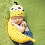 Yika Newborn Baby Girls Boys Crochet Knit Costume Photo Photography Prop Outfits
