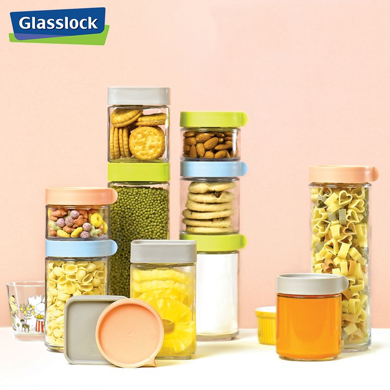 GLASSLOCK 11340 Glasslock 4-Piece Rectangle Oven Safe Container Set