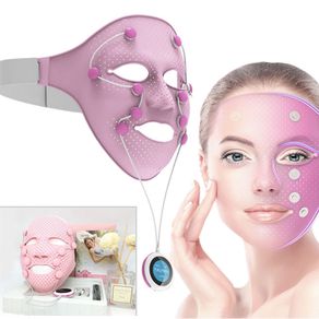 Electric EMS Vibration Beauty Massager Anti-wrinkle Magnet Massage Facial SPA Face Mask