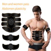 Muscle Stimulator EMS Trainer Wireless Abdominal Muscle Exerciser Training Device Body Slimming Fitness Unisex Beauty Massager