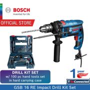Bosch Impact Drill GSB 16 RE 750W with 100 pc Hand Tool Set