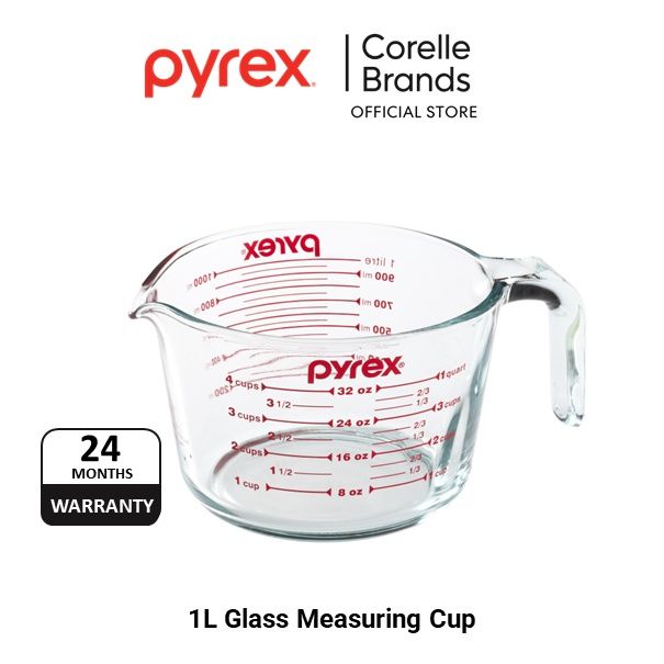 Pyrex Square Measuring Glass Storage 310ml & 510ml 2pc Set