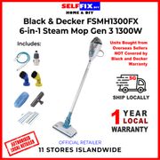 Black+Decker FSMH1300X 6-in-1 Steam Mop Gen 3