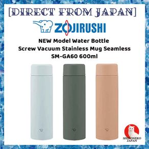 Water Bottle ZOJIRUSHI Screw Vacuum Stainless Mug Seamless SM-GA60 600ml Zojirushi tumbler [Direct from Japan]