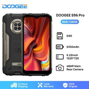 DOOGEE S96 Pro 8GB+128GB Rugged Phone 48MP Camera 20MP Infrared Night Vision Smartphone Helio G90 6350mAh Waterproof Octa Core