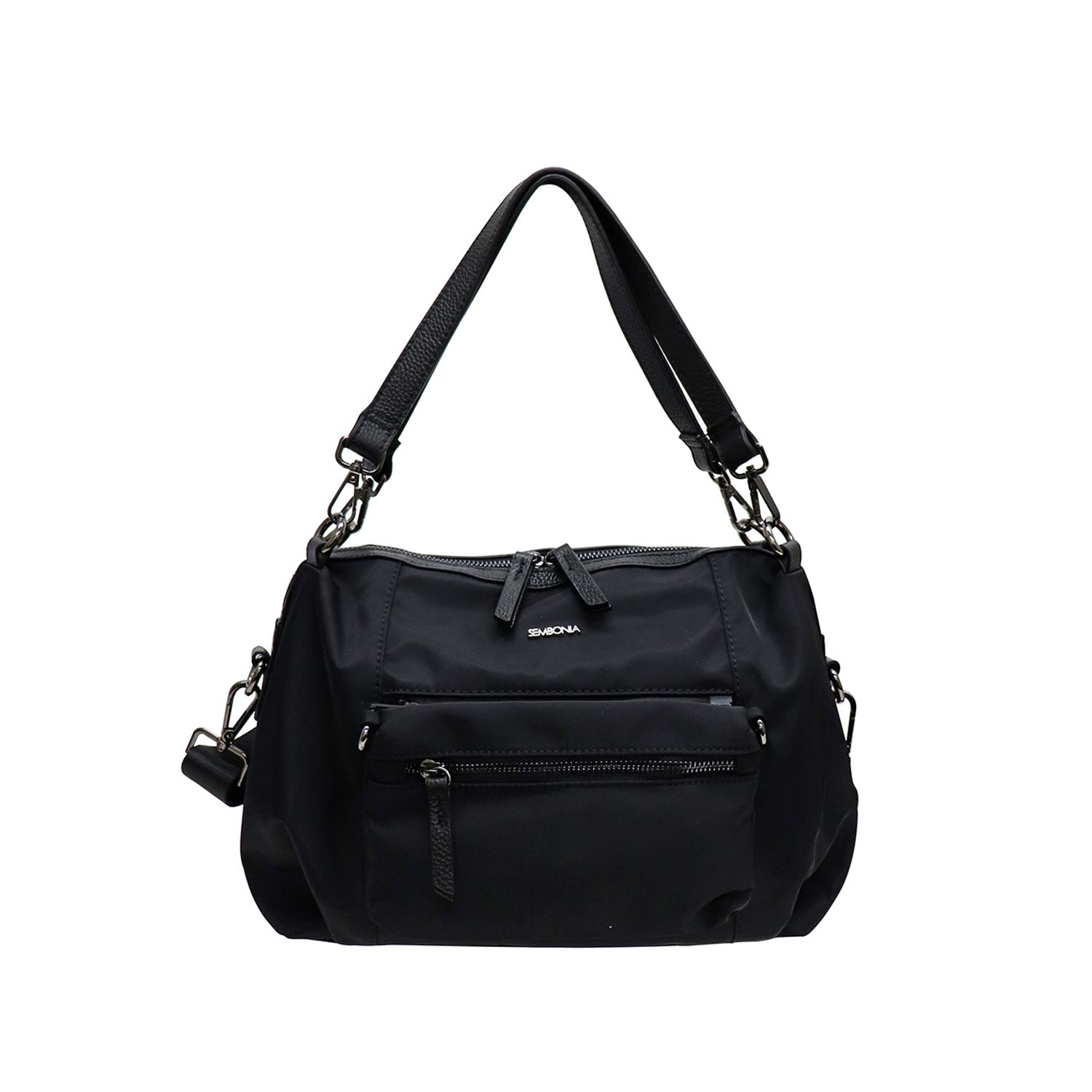 Sembonia synthetic leather satchel on sale bag