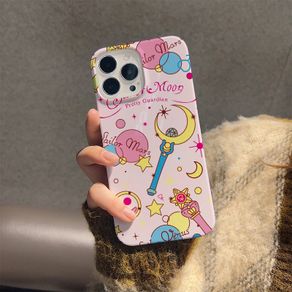 Film hard case for iphone 14promax 11 13 12 7Plus 8 X XS Max Sailor Moon Magic Wand phone cover