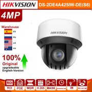 Hikvision 4MP IP Camera DS-2DE4A425IW-DE(S6) HD POE PTZ 25X Zoom H.265+ IP67 IK10 CCTV Home Security Surveillance Video Camera 
