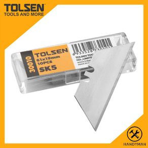 Tolsen 61 x 19mm SK5 10pcs Blade Set 30010