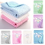 Baby  Knitted Swaddle Wrap Blankets Toddler Infant Bedding Stroller Blanket