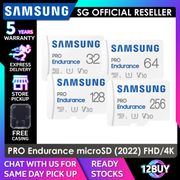 Samsung PRO Endurance MicroSD Card (2022) 140K Hours Recording in FHD/4K 32GB/64GB/128GB/256GB MBMJ22 12BUY