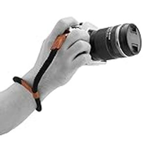 MegaGear SLR, DSLR Camera Cotton Wrist Strap, Black, One Size (MG1779)
