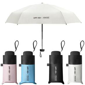Anti-UV Women's Umbrella Mini Pocket Umbrella Rain Women Windproof 5 Folding Sun Umbrellas Portable Sunscreen