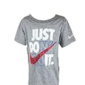 Nike Graphics 'Just Dont Quit' Jersey (6, DK Grey Heather)