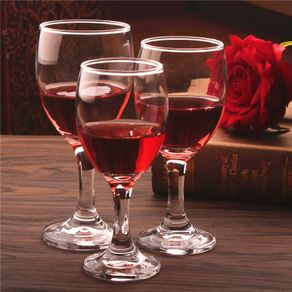 Fancy Red Wine Goblet Wine Cocktail Glasses 100ml Rose Flower