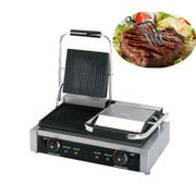 Double Plate Electric Sandwich Press Panini Grill   ZF