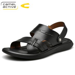 Camel Active 2019 New Male Shoes Genuine Leather Men Sandals Summer Men Shoes Beach Sandals Man Fashion Outdoor Casual Sneakers