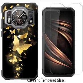 New Design Oukitel WP21 Phone Casing Case Black Silicone Soft TPU Phone Protective Cover With Tempered Glass Film