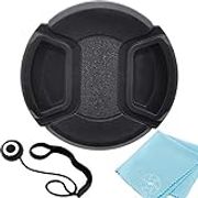 52mm Snap-On Lens Cap Compatible with EOS M6, EOS M6 II, EOS M50, EOS M50 Mark II, EOS M100, EOS M200 Cameras with 15-45mm Lens, Alpha A3000 with 18-55mm Lens