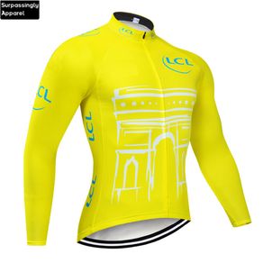 2019 Team Cycling Jersey Long Sleeve Autumn Breathable Mountain Bike Bicycle Clothing MTB Maillot Sportswear