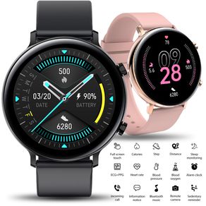 Ip68 Waterproof Smart Watch Heart Rate Bluetooth Touch Screen
