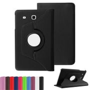 360 Degrees Rotating Litchi PU Leather Flip Cover Case For Samsung Galaxy Tab E SM-T560 T561 9.6 inch Tablet