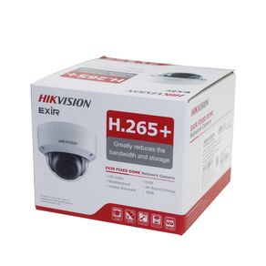 10pcs/lot Hikvision 4MP Outdoor WDR Fixed Dome Network Camera Security Camera Efficient H.265+ CCTV Camera Night Version