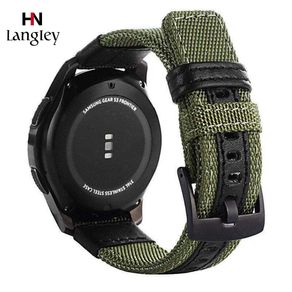 22Mm Leather Watch Band For Samsung Galaxy Watch 46Mm
