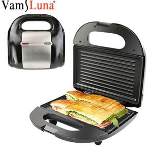 DMWD Home Mini Panini Sandwich Machine 220V Electric Griddle