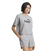 PUMA Women's Essentials Cropped Logo Tee