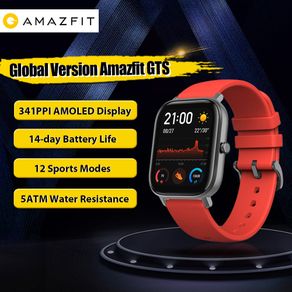 Global Version Amazfit GTS Smart Watch GPS 12 Sports Modes 5ATM Waterproof Swimming Smartwatch Music Control for Xiaomi iOS Phone