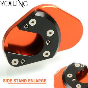 CNC Kickstand Side Stand Extension Pad Plate FOR 690 Enduro R 990MP 990 SM/SMT/SMR 2008 2009 2010 2011 2012 2013 2014 2015